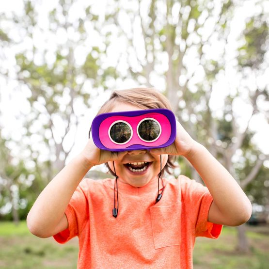 Learning Resources EI-5260-P GeoSafari Jr Kidnoculars Pink - Image 3