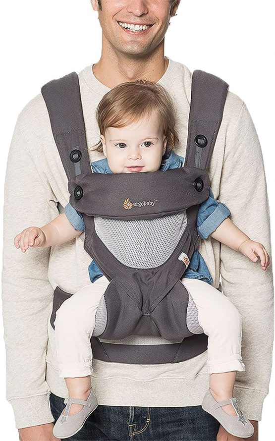 Ergobaby Baby Carrier for Toddler, 360 Cool Air Carbon Grey, 4-Position Ergonomic Child Carrier and Backpack - Image 2