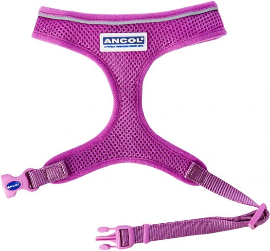 Ancol Viva Mesh Comfort Harness Purple Large ( To Fit Girth 53-74 cm)