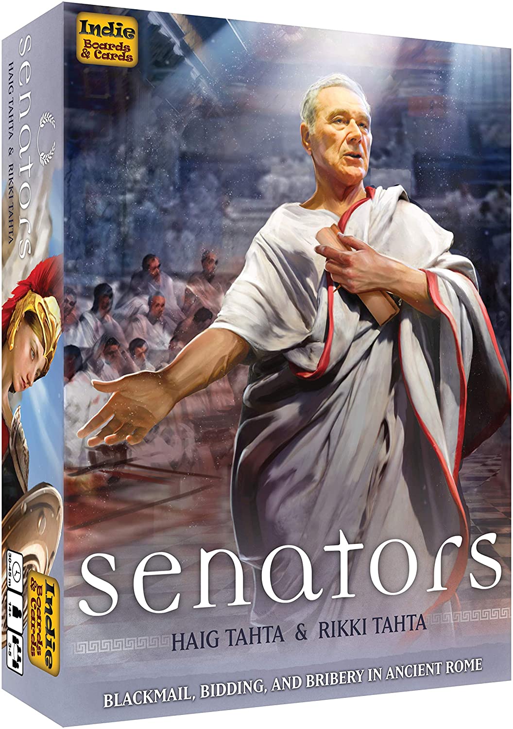 Indie Boards and Cards Senators - EN Board Game - Adults - Strategy - Politics - Special Edition - English - 1 Count