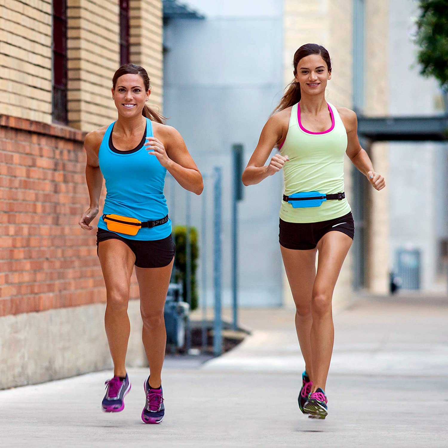 SPIbelt Running Belt Original Pocket, No-Bounce Waist Pack for Runners fits iPhone 6 7 8 X - Image 2