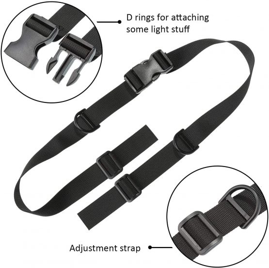 ANDERK 4 Pieces Backpack Chest Strap, Heavy Duty Adjustable Backpack