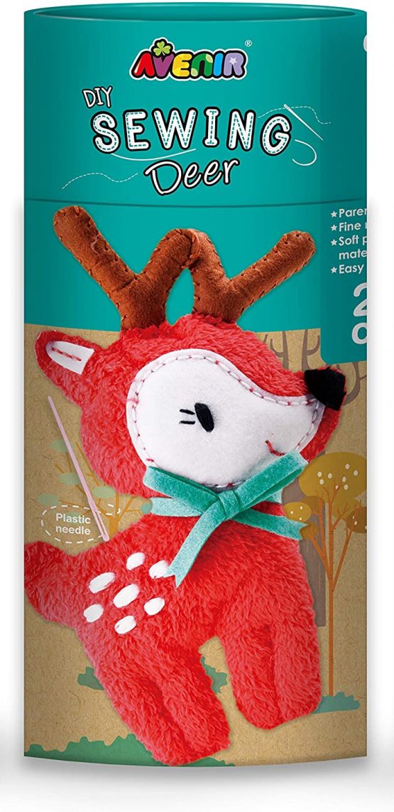 Avenir CH1625 Sewing Doll Deer, Mixed Colours
