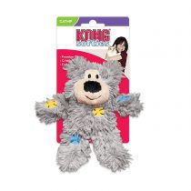 KONG Softies Patchwork Bear Cat Toy (Assorted Designs)