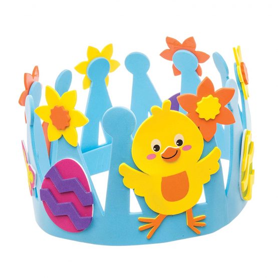 Baker Ross AW122 Easter Crown Kits (Pack of 2) Easter Crafts For Kids to Make, Personalise and Wear For Fancy Dress - Image 4