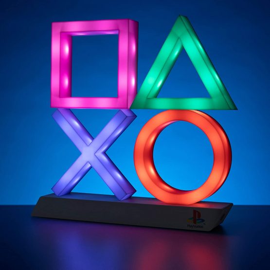 Paladone Playstation Icons XL | 3 Modes-Music Reactive Game Room Lighting | Eco-Friendly BDP Breakdown Plastic | Perfect for Home, Office and Bedrooms, 75 W, Multi-Colour - Image 4