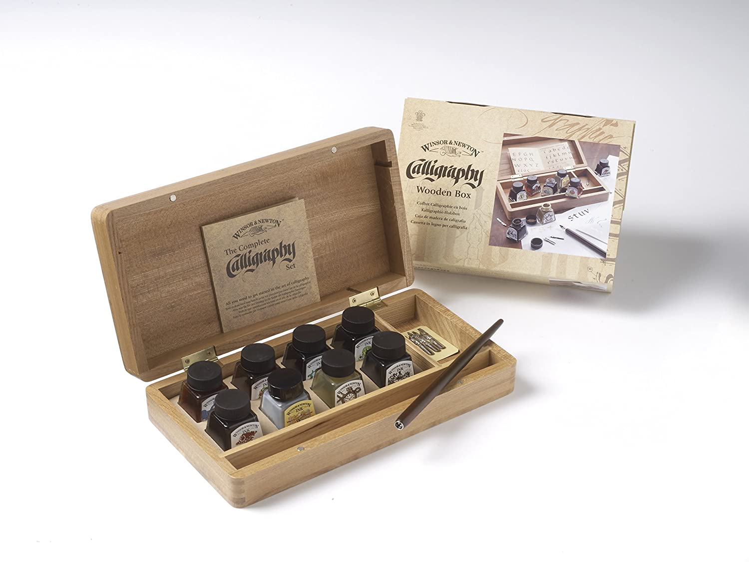Winsor & Newton Calligraphy Wooden Box, Multicolor, 14 ml - Image 2