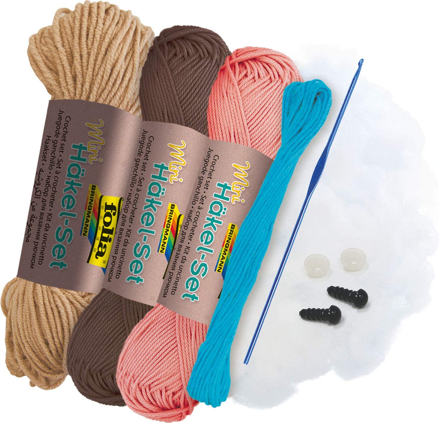 folia Mini Crochet Set, Colourful - Image 3