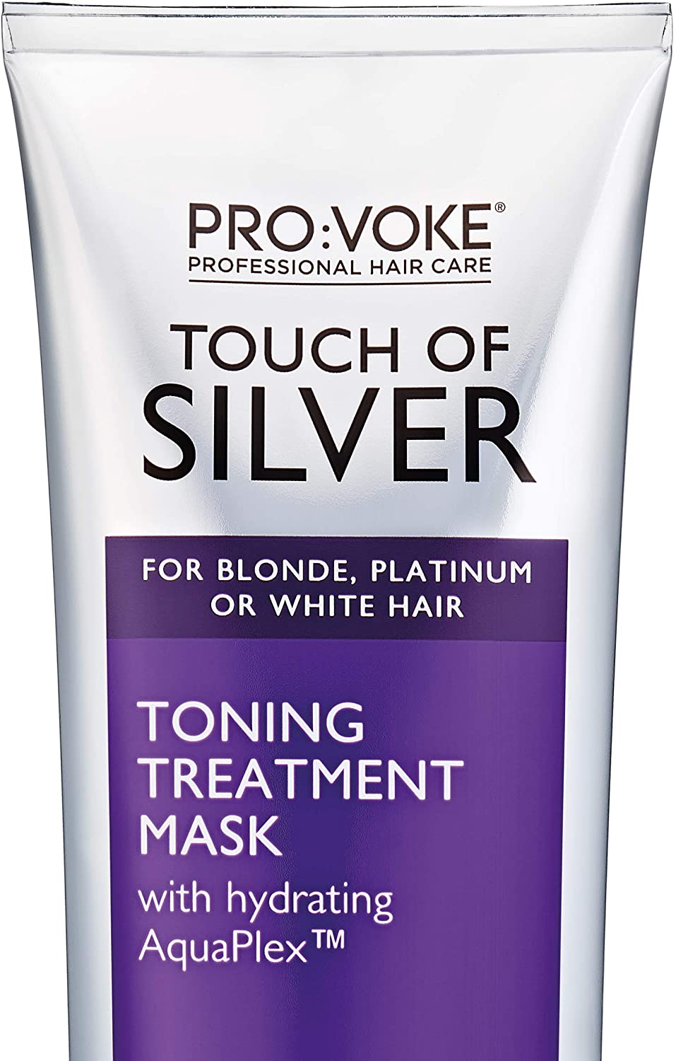 PRO:VOKE Touch of Silver Toning Treatment Mask 200ml | Purple Conditioner for Blonde, Platinum, White or Grey hair | Purple Shampoo Alternative to Banish Brassy Tones - Image 3