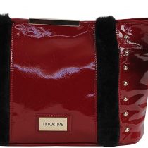 For Time Women's Bolso Con Tachuelas Large Studded Shoulder Shopper Bag, 11x20x28 Centimeters (W x H x L)