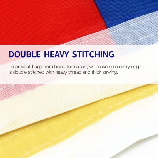 Anley Fly Breeze 3x5 Foot Pansexual Pride Flag - Vivid Color and UV Fade Resistant - Canvas Header and Double Stitched - Omnisexual LGBT Flags Polyester with Brass Grommets 3 X 5 Ft - Image 4