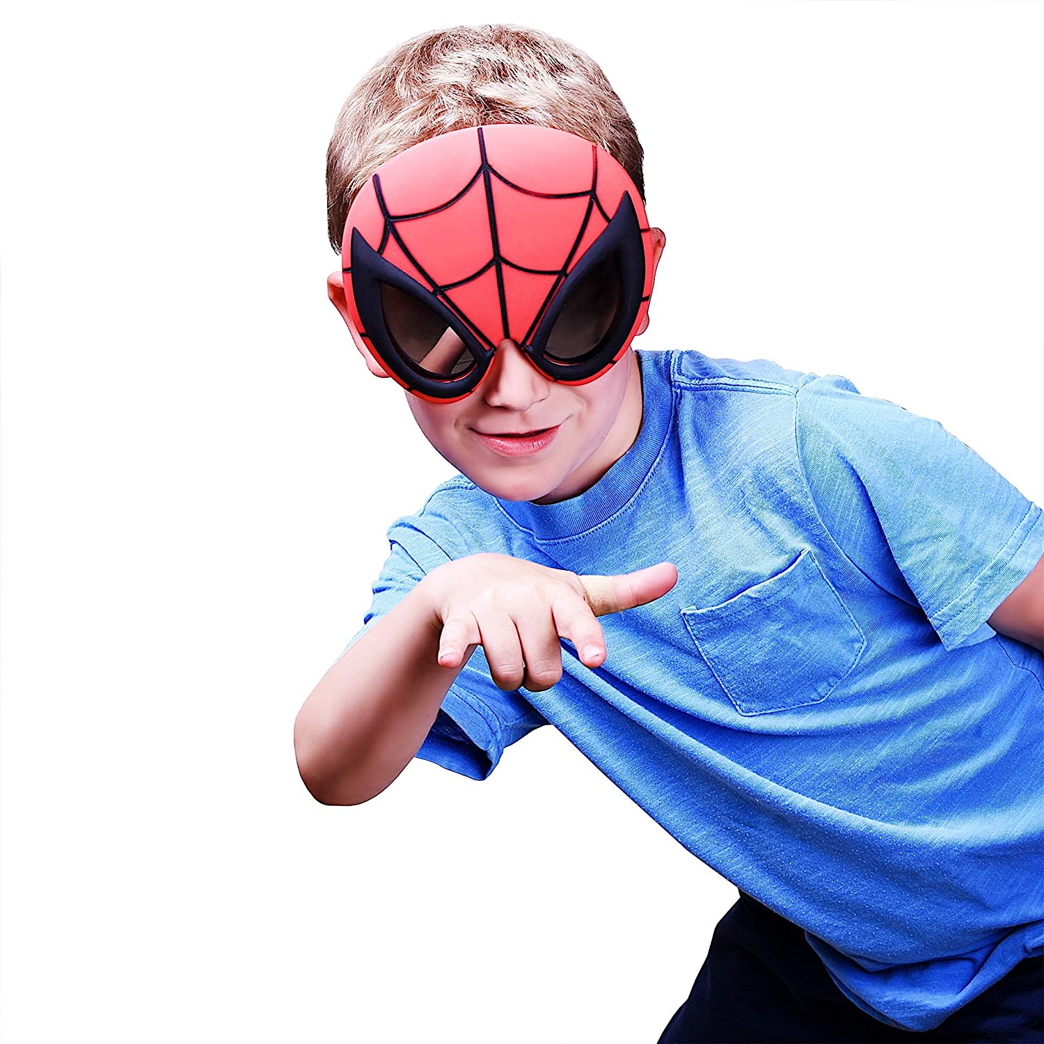 Sun-Staches Sunstaches Marvel Spiderman Sunstaches, Large by, Multicoloured - Image 4