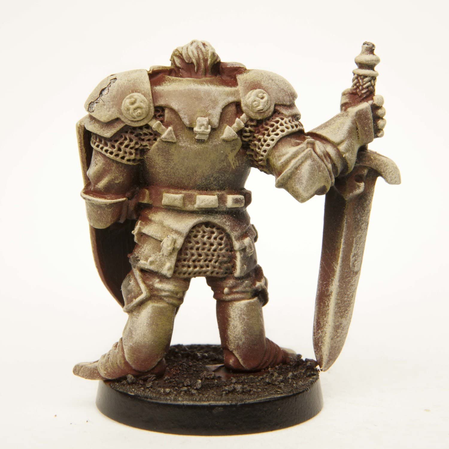 Stonehaven Half-Orc Warrior Miniature Figure for 28mm Table top Wargames - Made in USA - Image 4