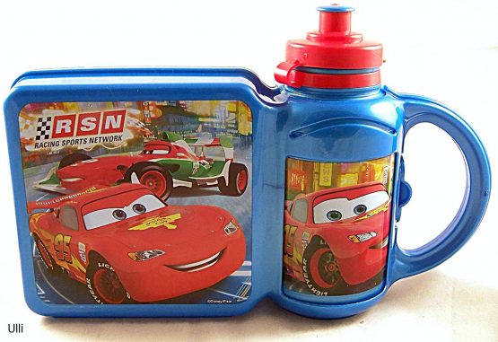 Disney 59372 - Cars Combi set lunch box plus water bottle, multicoloured