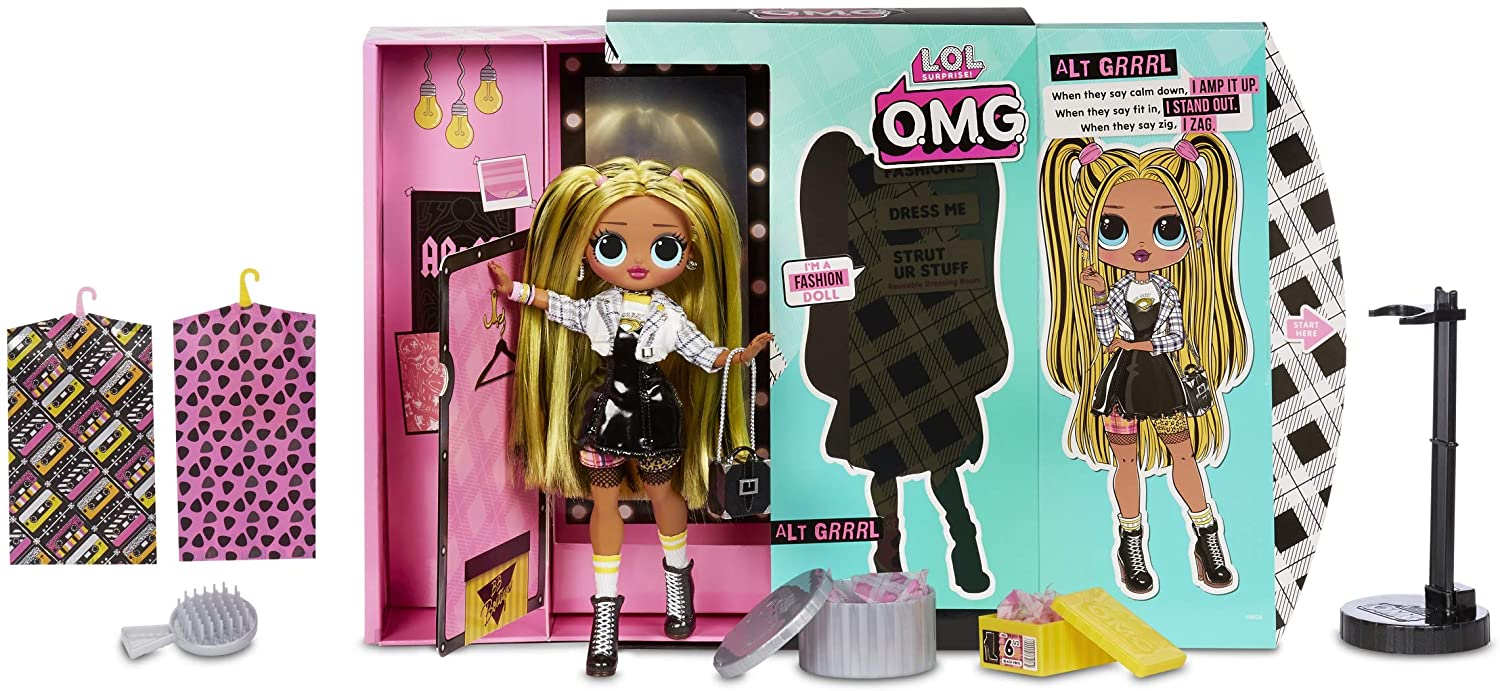 L.O.L Surprise! 565123E7C Alt Grrrl O.M.G Fashion Doll with 20 Surprises, Medium - Image 2