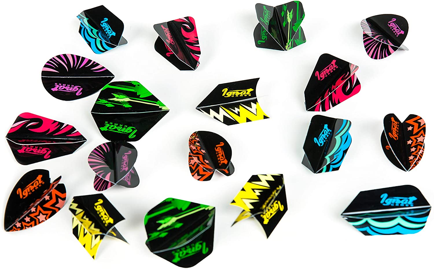 IgnatGames Dart Flights and Accessories Sets of Different Shape Darts