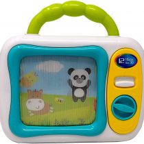 Baby Toys My Baby TV Toy Box with Jungle Animals Animation on Screen and Sleepy Lullaby for Ages 6 Months Up Infant Baby Toddlers Boys Girls, No Batteries Needed Safety Tested BPA Free
