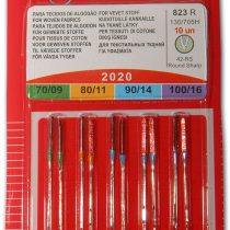 Singer 2020 130/705H Sewing Machine Needles / Thickness 70/09 to 100/14 for Woven Fabric / Set of 10
