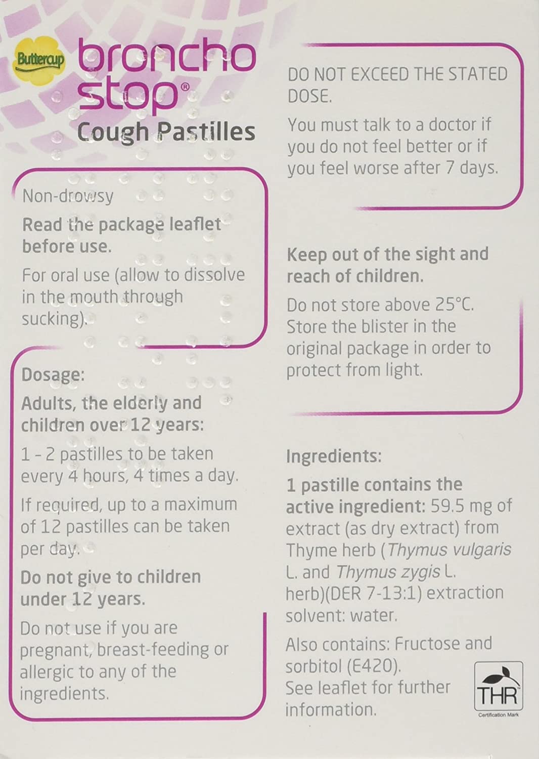 Bronchostop Cough Pastilles (40 Pastilles), Relief for All Cough Types Including Chesty & Dry Coughs - Image 2