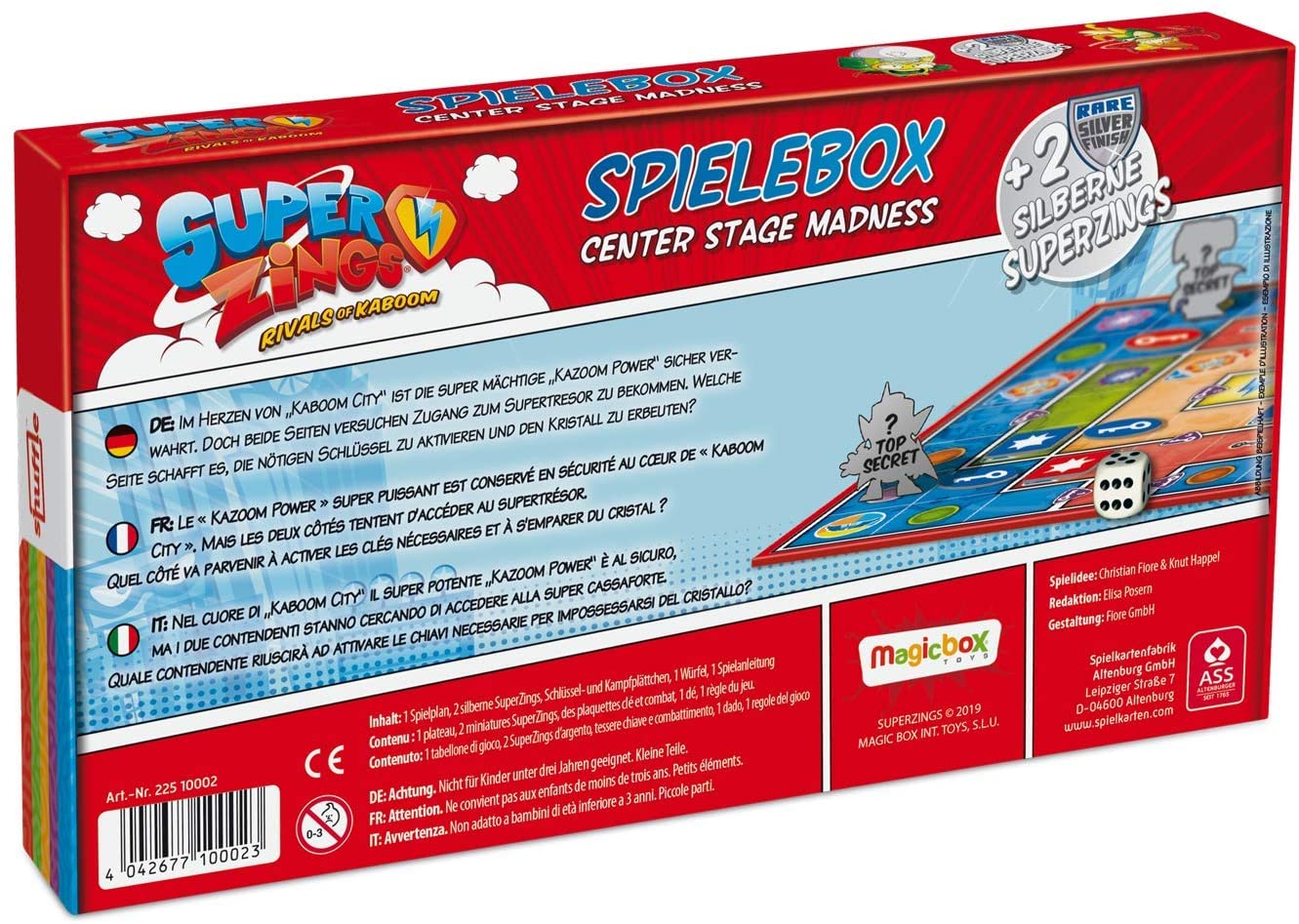 Superzings 22510002 Game Box with 2 Rare Silver Figures - Image 3