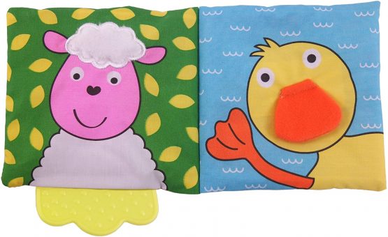 Galt Toys, Teether Soft Book - Farm, Baby Teether & Soft Book Toy, Ages 0 Months Plus - Image 2