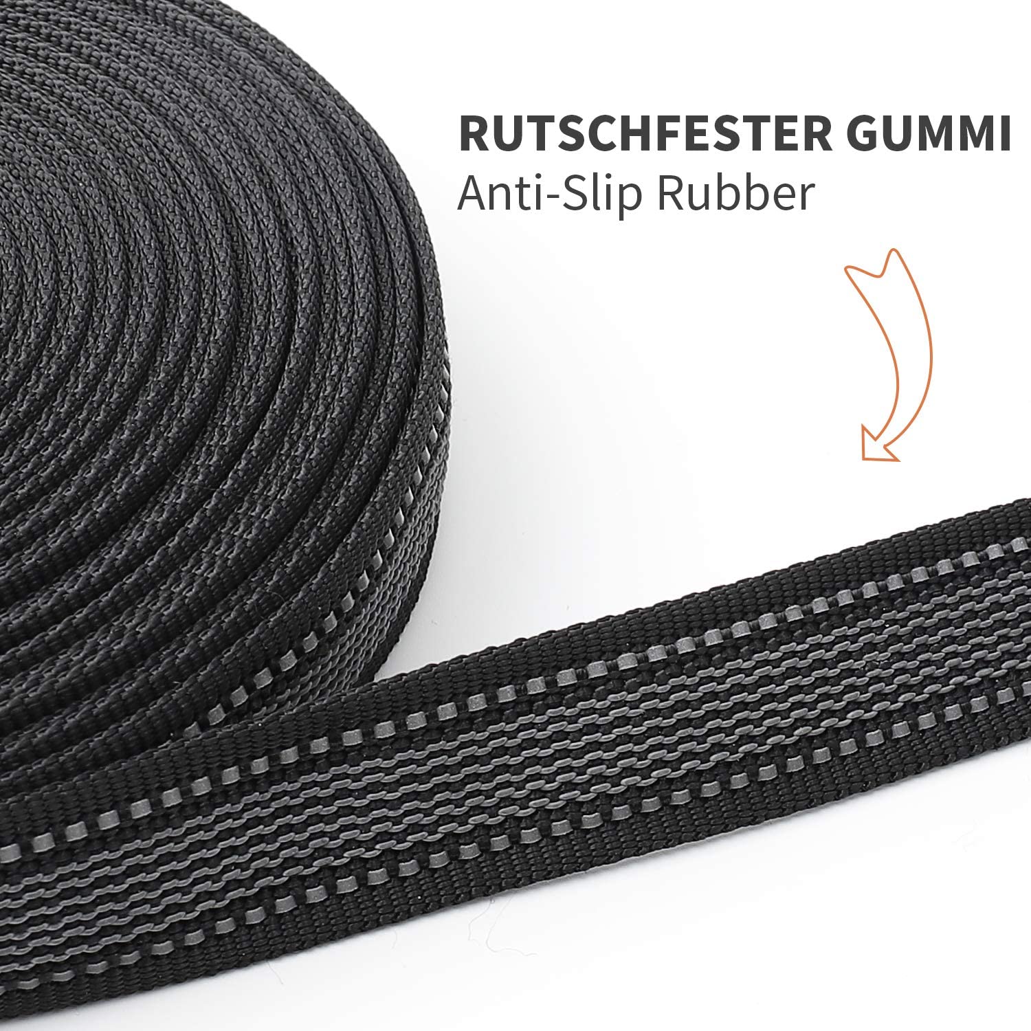 Toozey Dog Training Leads with Anti-Slip Rubbers and Reflective Stips - Image 3