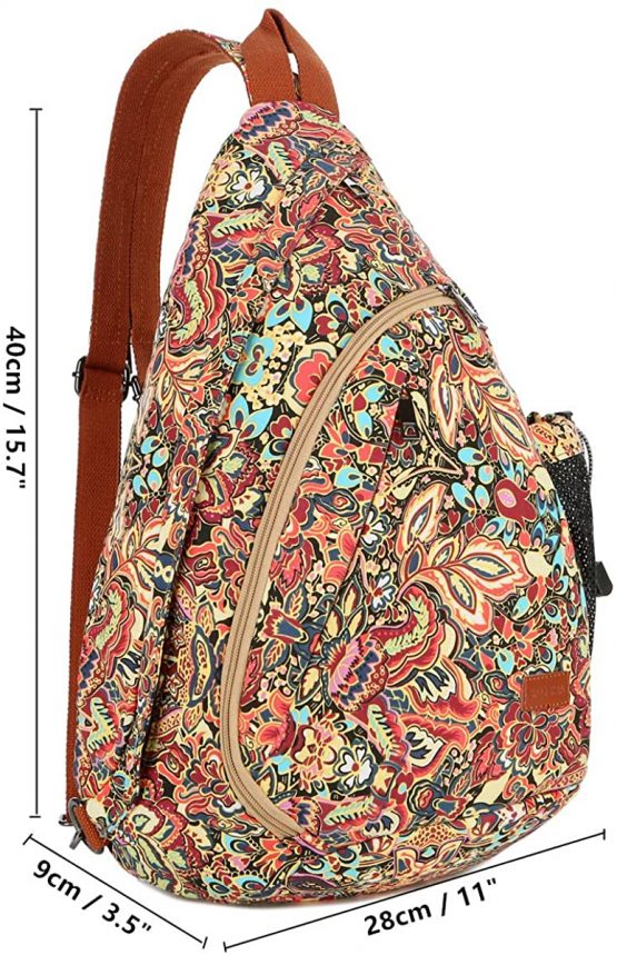 BAOSHA Sling Bag Crossbody Backpack Shoulder Chest Bag Sports Travel Hiking Daypack for Women Grils XB-04 - Image 2