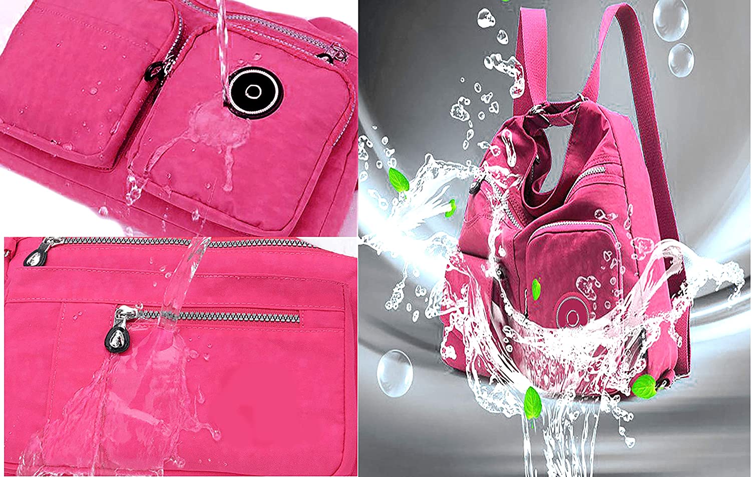 GFM® Nylon Two in One Combo Bag Shoulder Bag and Backpack (NCB15