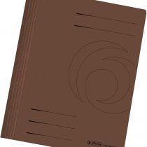 Herlitz A4 Manilla Folded Flat File - Brown (Pack of 10)