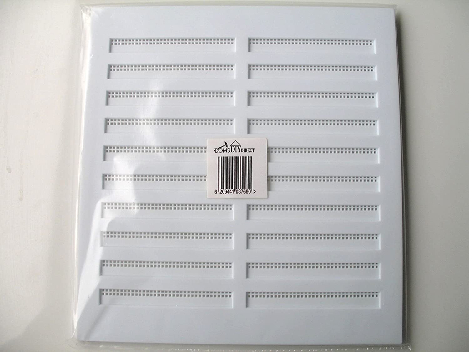 DOM'S DIY DIRECT WHITE ADJUSTABLE HIT AND MISS LARGE AIR VENT 11.25 " X 10.5 " VENTILATOR COVER - Image 4
