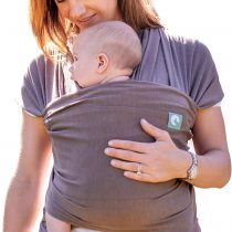 Baby Sling Wrap with Large Front Pocket - Naturally Soft Baby Wrap Carrier - Cotton Baby Sling Carrier from Birth - Baby Sling Newborn to Toddler Carrier - The Pocket Wrap™ by Trekki (Earth)