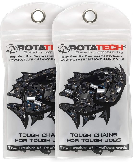 2 x (Two) GENUINE Rotatech Chainsaw Saw Chain Fits Timberpro 62cc 20" (2 Chains)