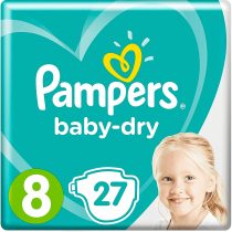 Pampers Baby-Dry Nappies Size 8 (27 Nappies)