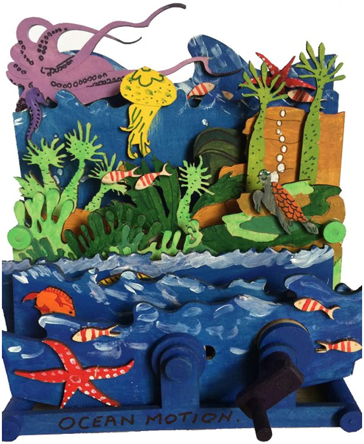 TIMBERKITS Ocean Motion Automata Scenery Mechanical Wooden Puzzle-Model ...