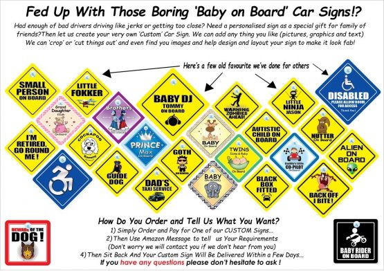iwantthatsign Elderly Driver Car Sign, Joke OAP Baby on Board Style Suction Cup Car Sign, Old Car Driver Sign - Image 2