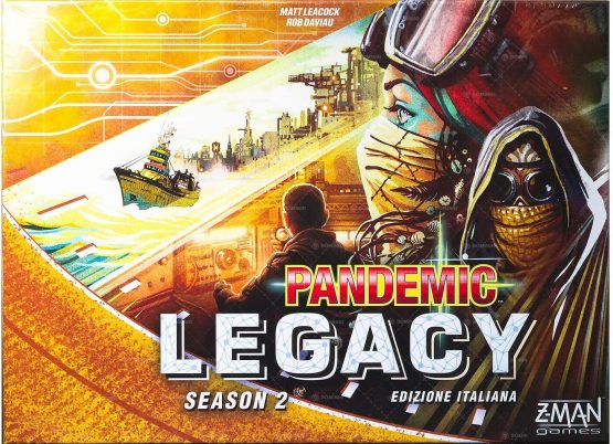 Asmodee - Pandemic Legacy Season 2 Yellow, Board Game, Color, 8394