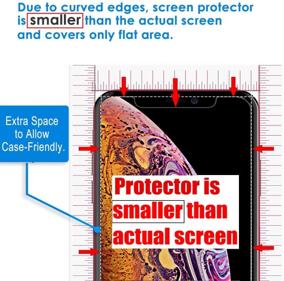 4youquality [3-Pack] iPhone 11 Pro Max and iPhone XS Max Screen Protector, Tempered Glass Film [LifetimeWarranty][Scratch-Resistant] Screen Protector for Apple iPhone XS Max & iPhone 11 Pro Max 6.5" - Image 4