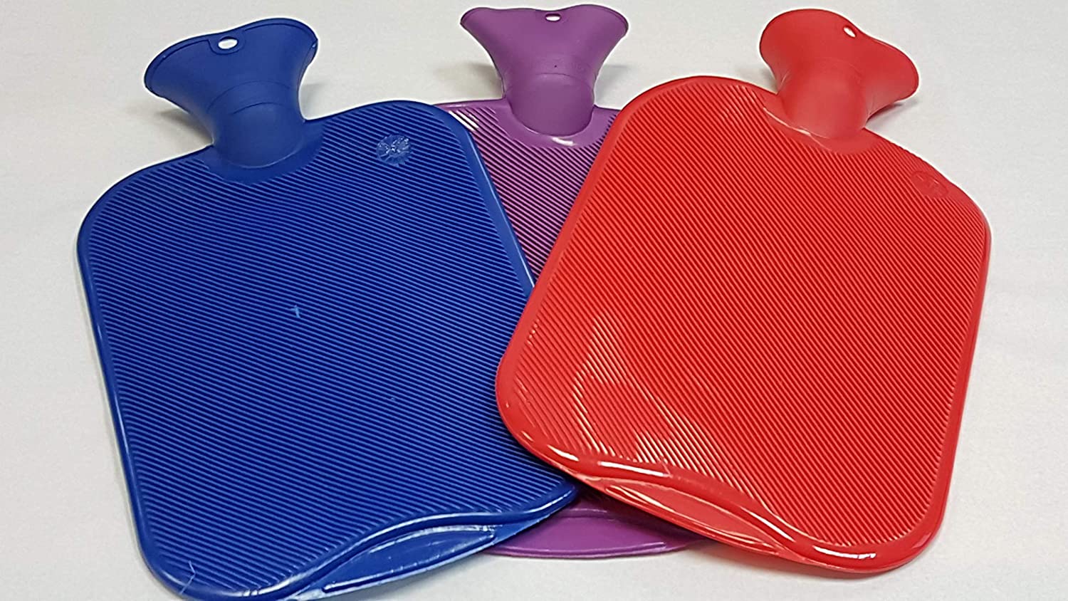 Finesse Thermoplastic Latex and Rubber Free Double Rib Hot Water Bottle with Secure Stopper