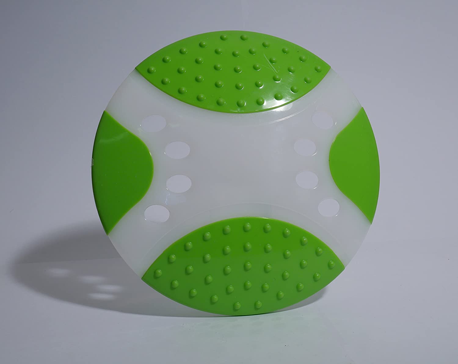 Rosewood Throw-n-Go Dental Saucer Dog Toy, 23 cm/9-Inch, green - Image 3