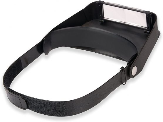 Carson MV-23 MagniVisor Head-Band Magnifier Visor with Flip-Down Lens - Image 3