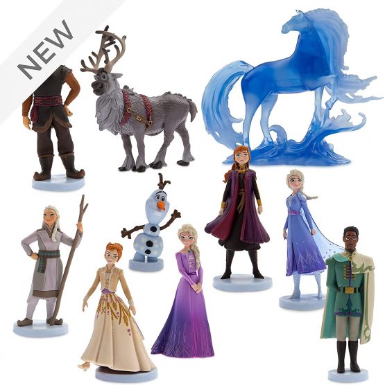 Disney Frozen 2 Deluxe Figurine Playset Action Figures 10 Piece Figure Set - Image 2