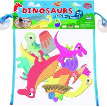 Buddy & Barney | Dinosaur Bath Stickers - Water Toy for Kids children | 18 PIECES | BB087
