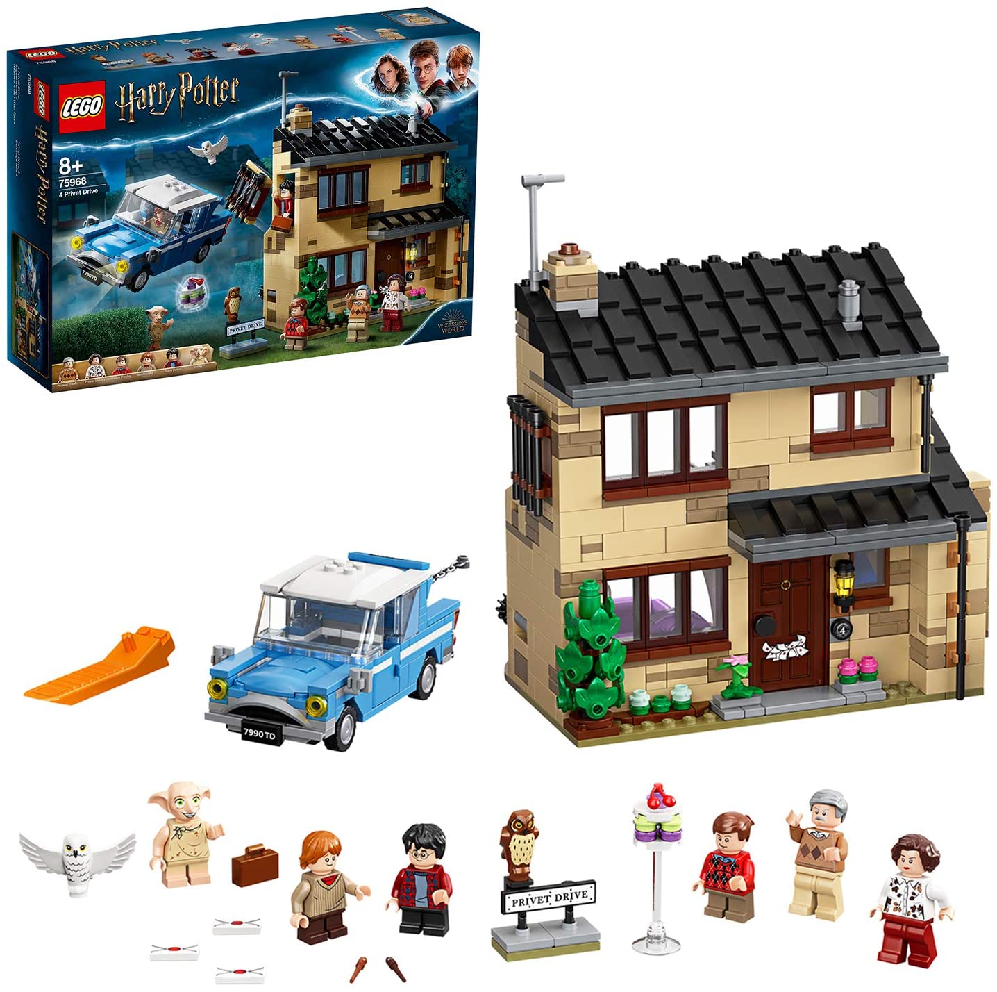 LEGO 75968 Harry Potter 4 Privet Drive House and Ford Anglia Car Toy