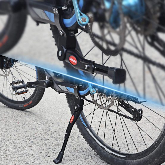 Crislove Bike Kickstand, Height Adjustable Bike Stand, Suitable for Mountain Bike, Road Bike, Kids Bike, Foldable Bike, Compatible for Bicycle With Wheel Diameter of 24-28 Inches - Image 2