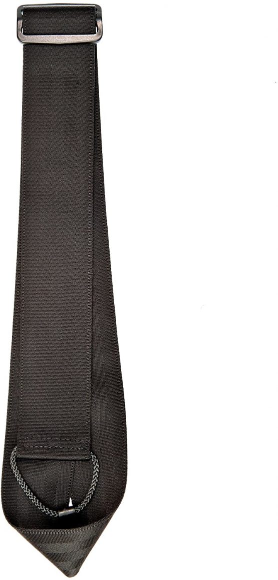 D'Addario Accessories Classical Guitar Strap - Guitar Accessories - Acoustic Guitar Strap - Nylon - Black - Image 3