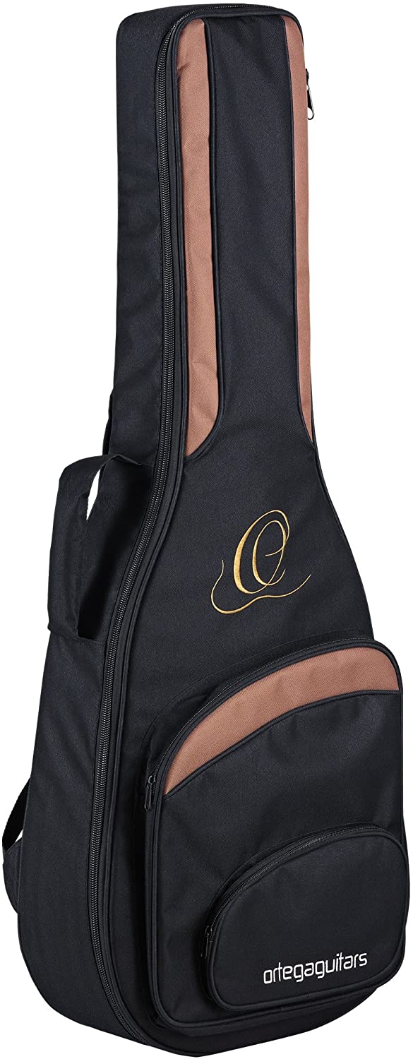 Ortega Guitars Pro Series Bag, 1/2 Classical Guitar Bag, Height 88.27 cm, Width 32.7 cm, Wide Neck Brace, Shoulder Straps