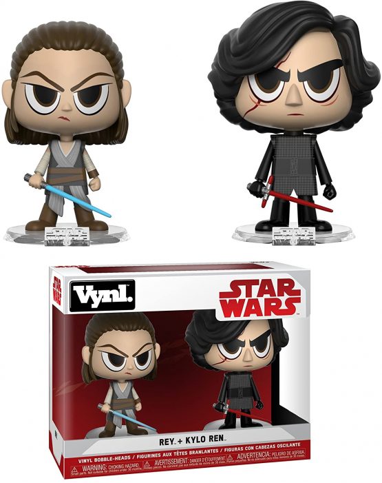 Funko 31619 VYNL 4" 2-Pack: Star Wars: Rey & Kylo (The Force Awakens), Multi - Image 2
