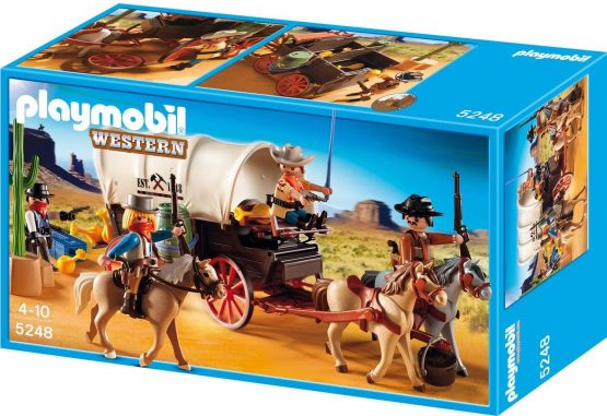 Playmobil 5248 Covered Wagon with Raiders - Image 4
