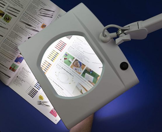 Lightcraft LED Rectangular Magnifier Lamp - Image 2