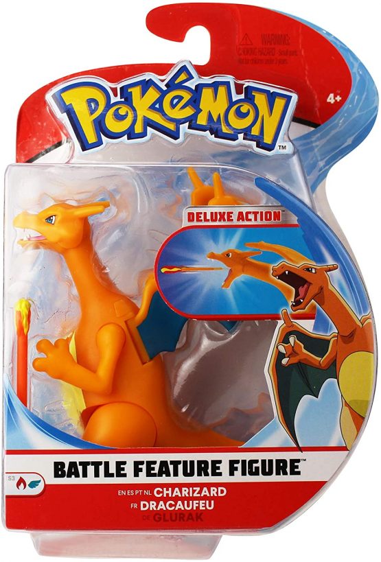 Pokemon Pokémon 95132 4.5 Inch Battle Feature Figure-Charizard - Image 3